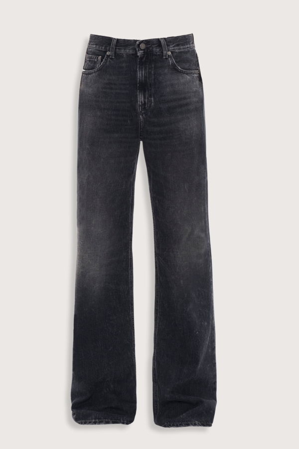 Haikure Korea Denim Jeans - Authentic Black