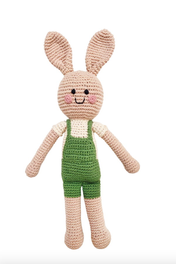 Pebble Velvety Springtime Bunny Plush Toy