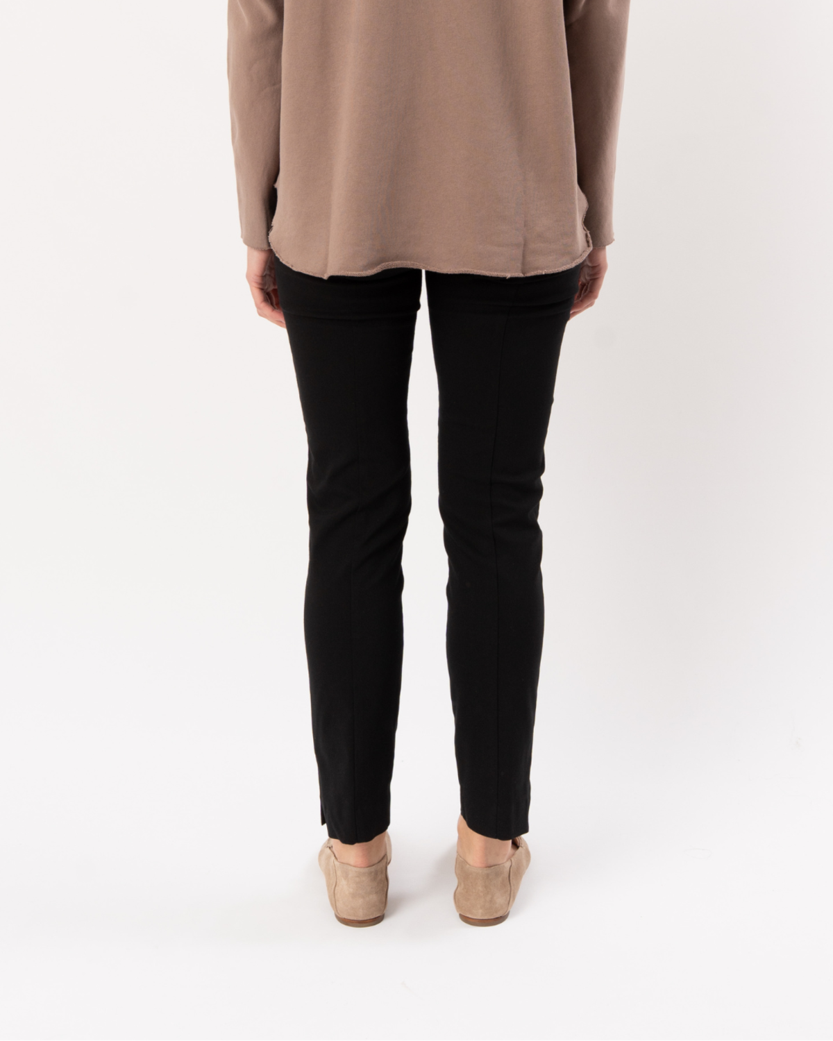 ELLIOTT LAUREN Pull On Straight Leg Pant - Black - Image 2 of 5