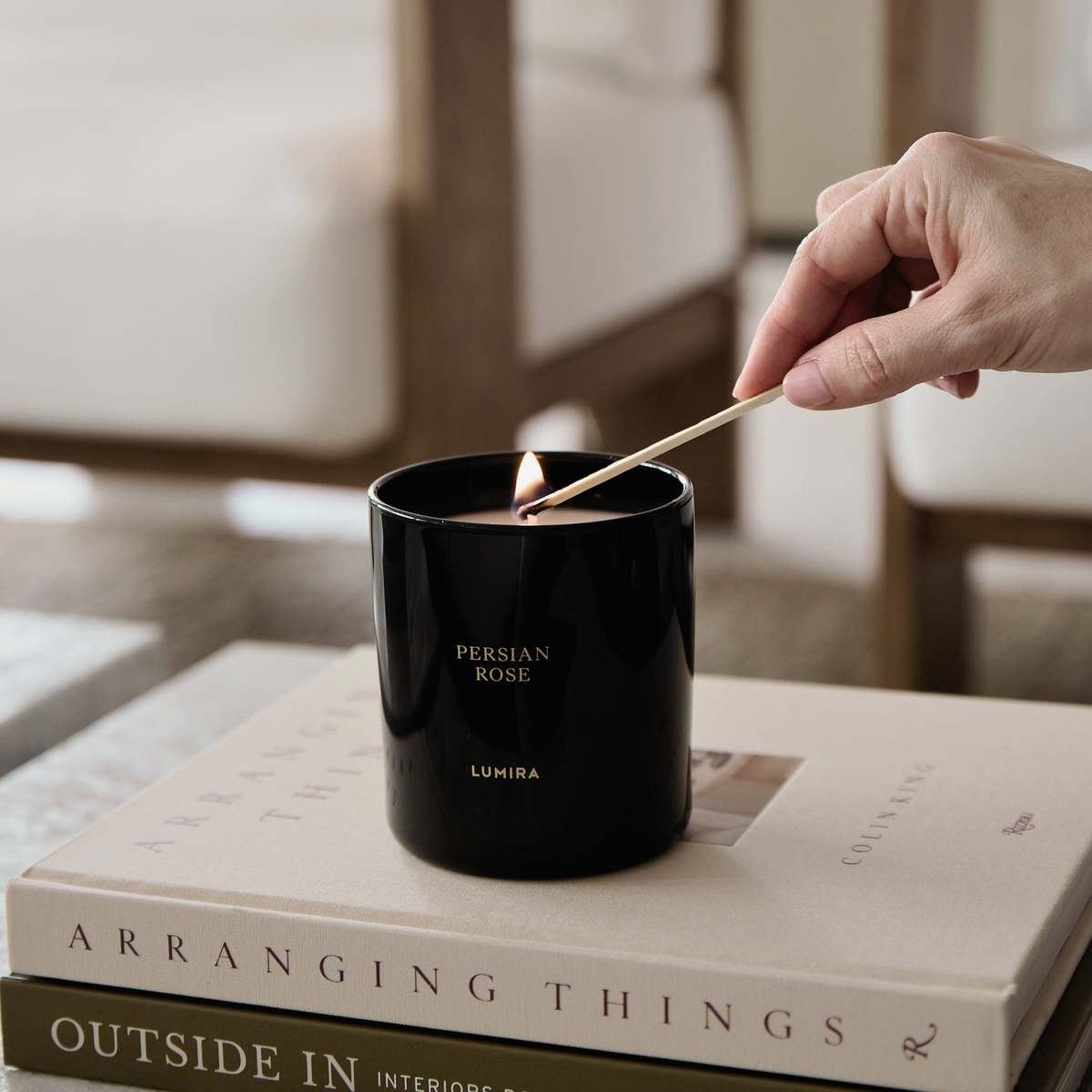 Lumira Persian Rose Candle - Image 4 of 4