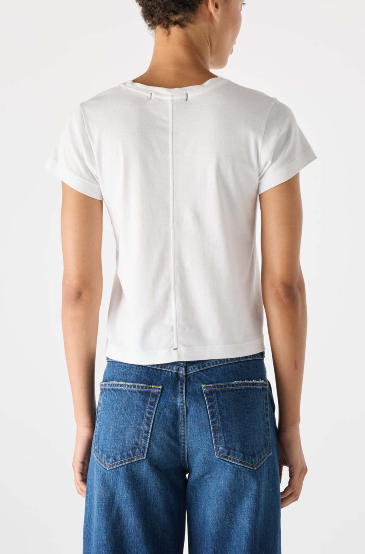amo denim Jade Tee - White - Image 3 of 4