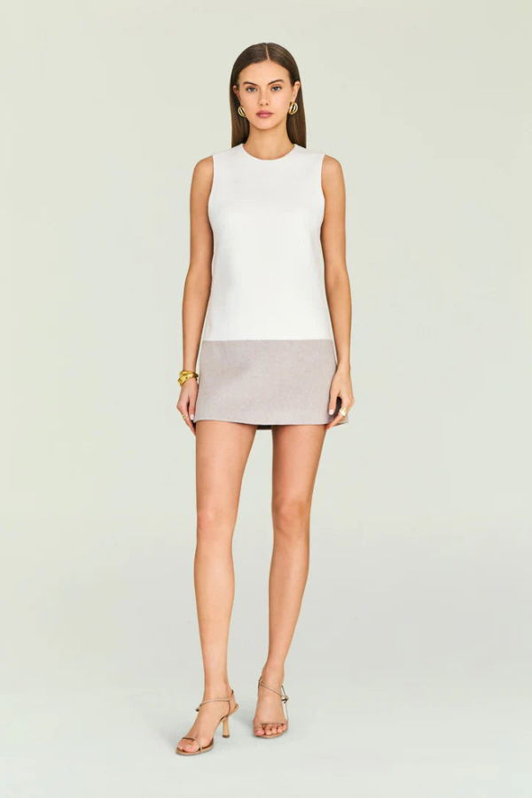 Ser.o.ya Astin Dress - Eggshell/Driftwood
