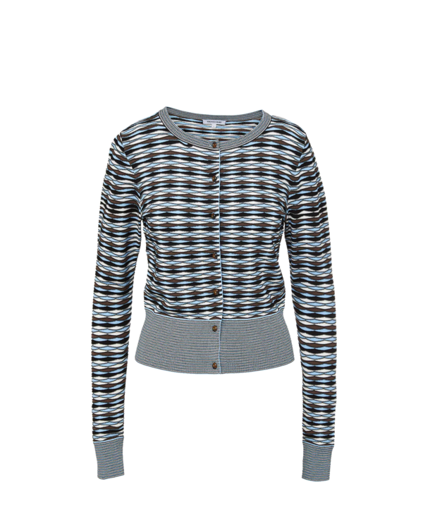 Veronica Beard Cambria Cardigan - Blue Jay Multi