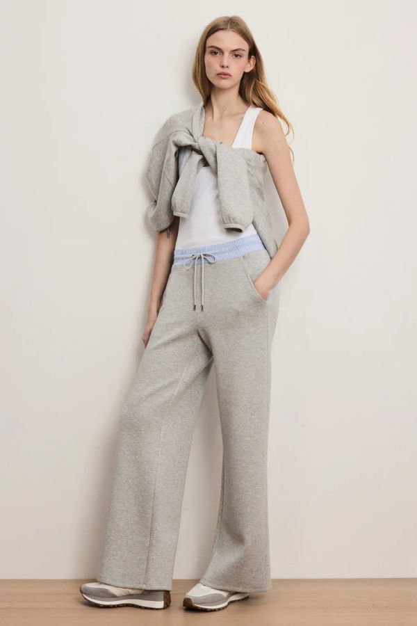 Veronica Beard Ernie Pant - Light Heather Grey