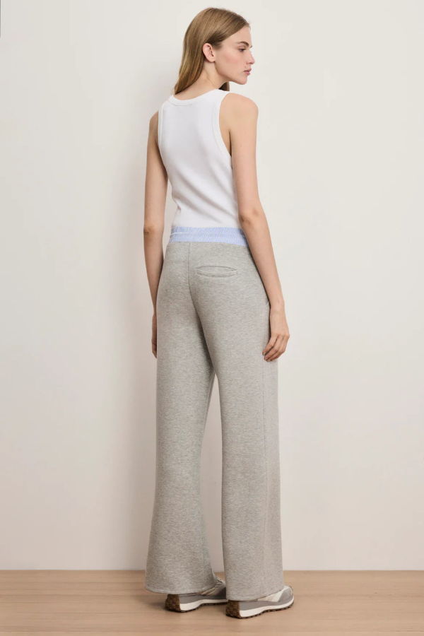 Veronica Beard Ernie Pant - Light Heather Grey