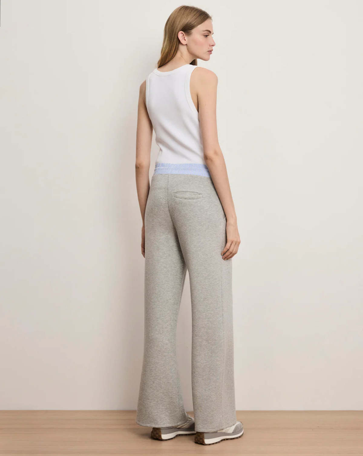 Veronica Beard Ernie Pant - Light Heather Grey - Image 2 of 3