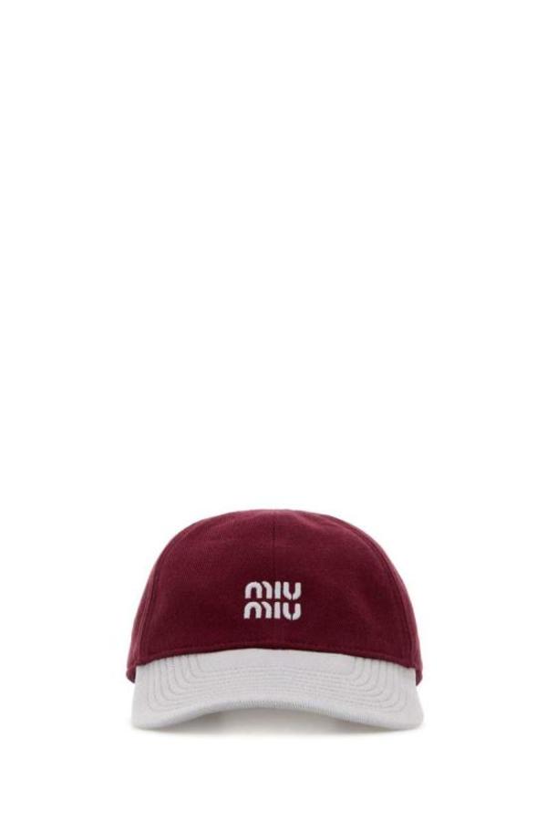 MIU MIU Baseball Cap - Cerise Cloud