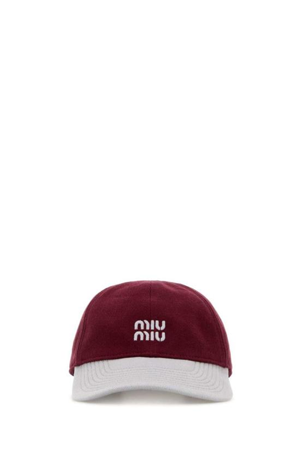MIU MIU Baseball Cap - Cerise Cloud