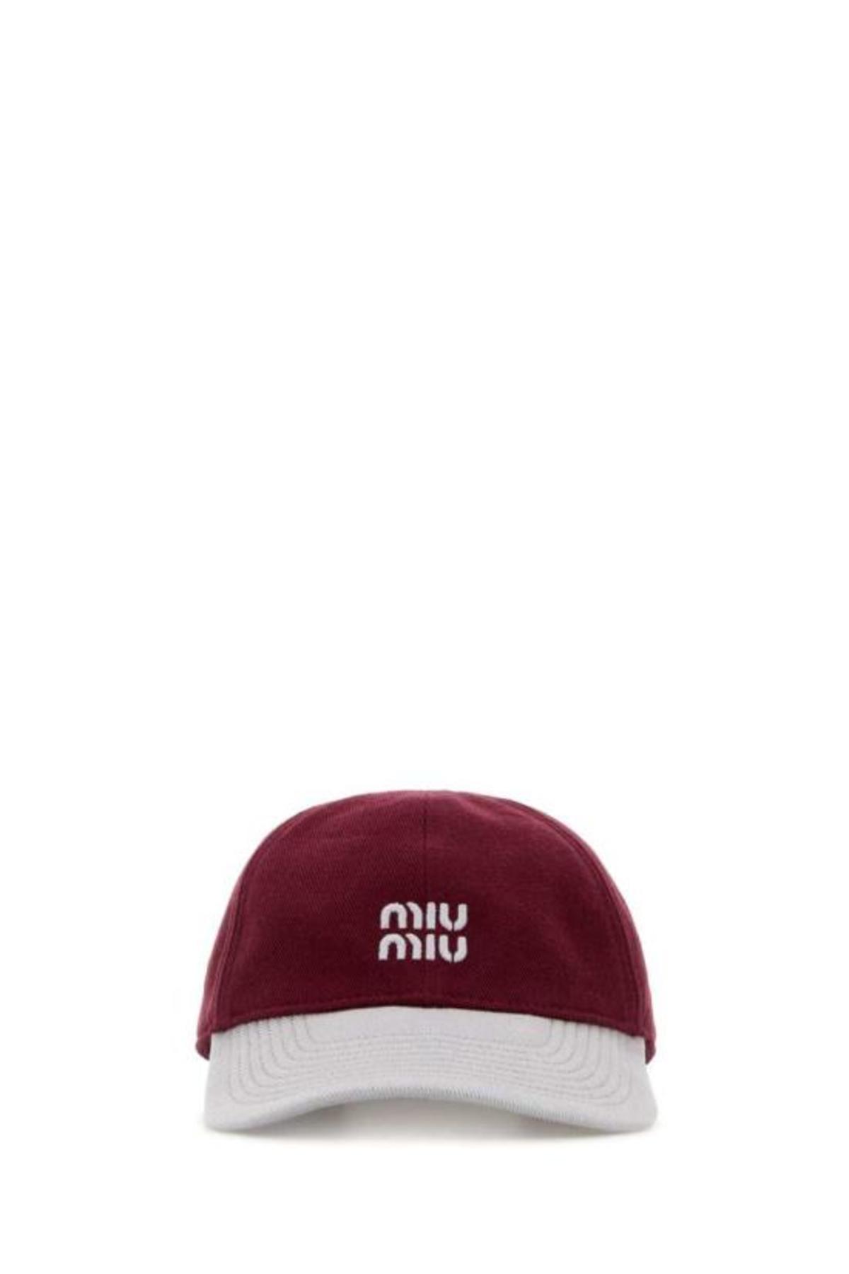 MIU MIU Baseball Cap - Cerise Cloud - Image 1 of 2