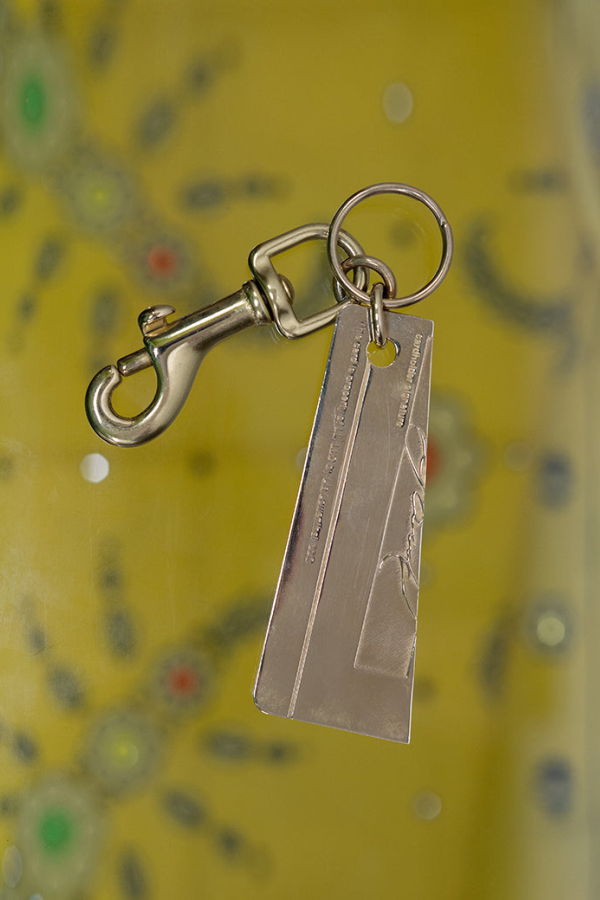 LL, LLC Bad Credit Keychain - Brass