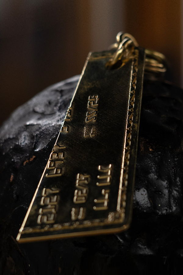 LL, LLC Bad Credit Keychain - Brass