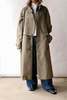 Tibi Double Collar Frank Trench Coat - Dark Hazelnut - Thumbnail 5
