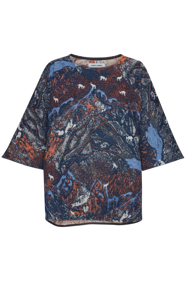 Henrik Vibskov Dart Tee - Gobelin Goats