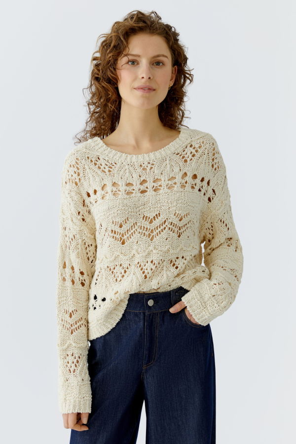 OUI FASHION Tricot Ajour Sweater