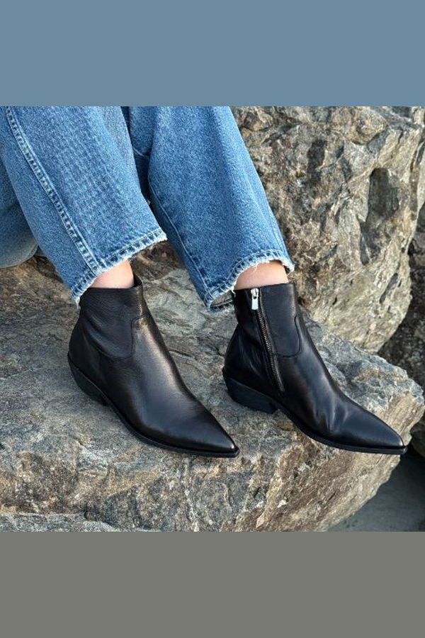 Officine Creative Noelie DD 102 Zipped Boot - Black