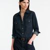 Nili Lotan Travis Shirt - Indigo Rinse - Thumbnail 4