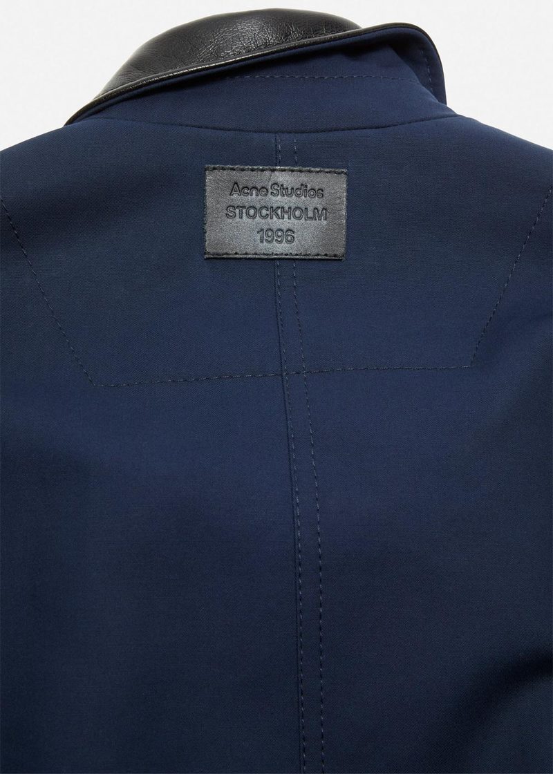 Acne Studios Nave Twill Bomber Jacket - Navy