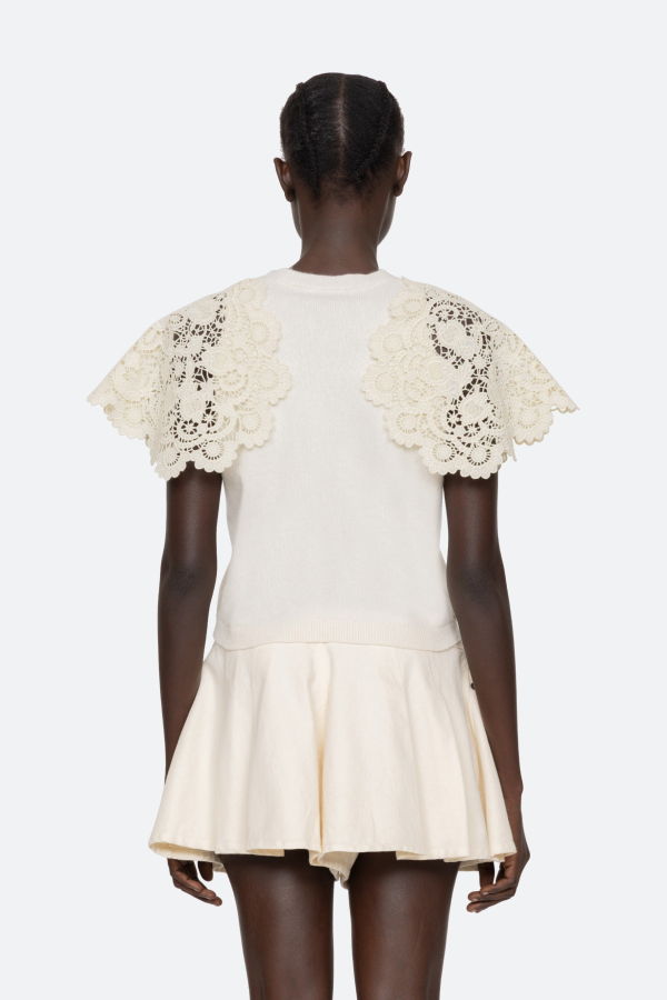 Sea NY Sofia Sweater - Cream