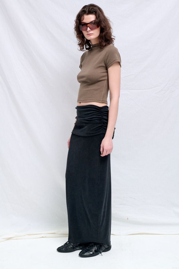 Assembly Black Maxi Skirt