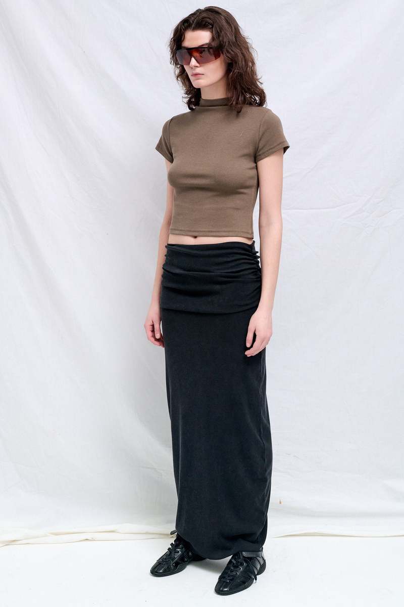 Assembly Black Maxi Skirt