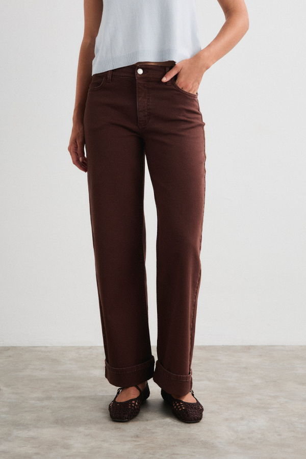 Mus & Bombon Wagyl Trousers - Brown