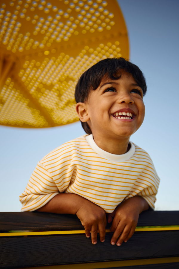 KIDS Kid's Stuff [Trucs d'enfants] Grow With Me Romper - Mango Stripes