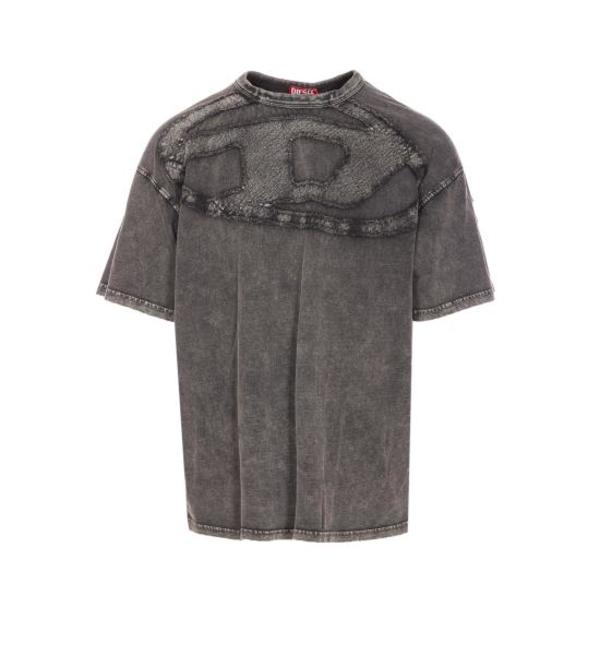 DIESEL Short Sleeve Tee - Dark Grey DIESEL Short Sleeve Tee - Dark Grey
