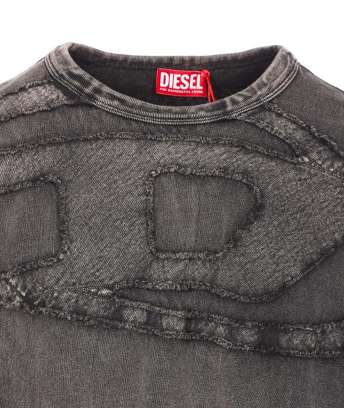 DIESEL Short Sleeve Tee - Dark Grey - Image 4 of 4