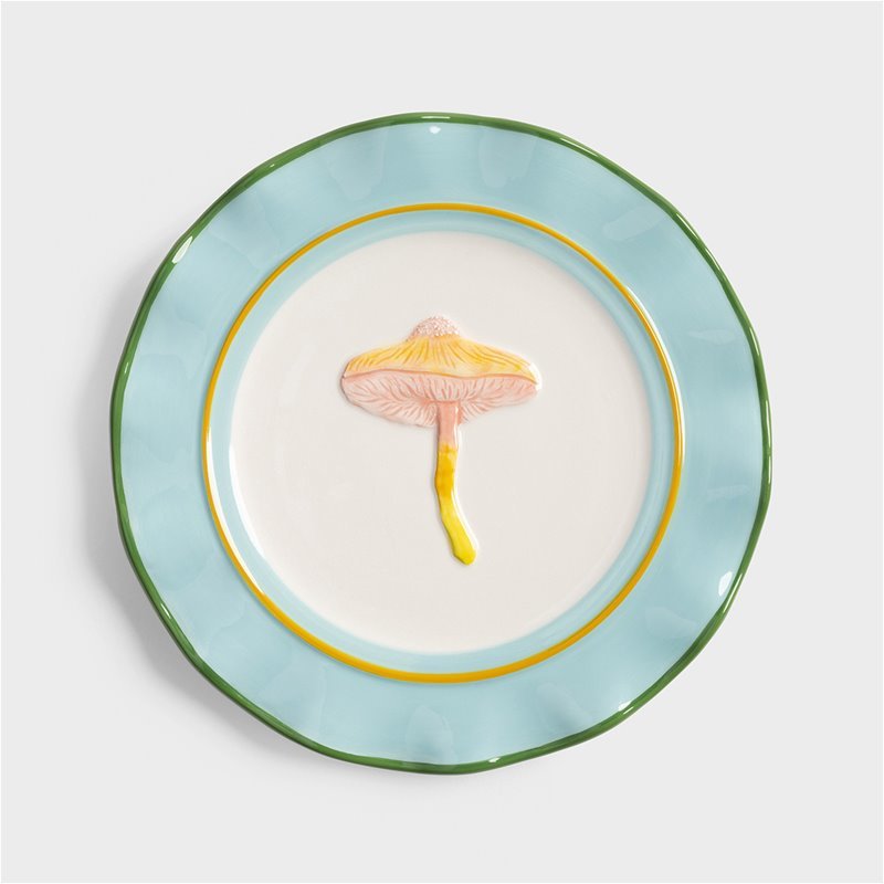 &Klevering Magic Mushroom Plate Set of 4