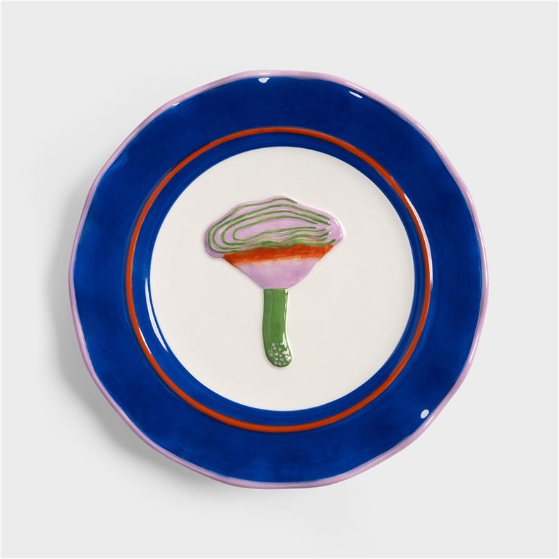 &Klevering Magic Mushroom Plate Set of 4