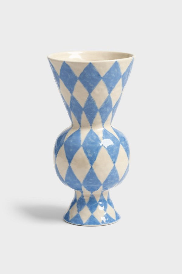 &Klevering Rhombic Vase - Blue