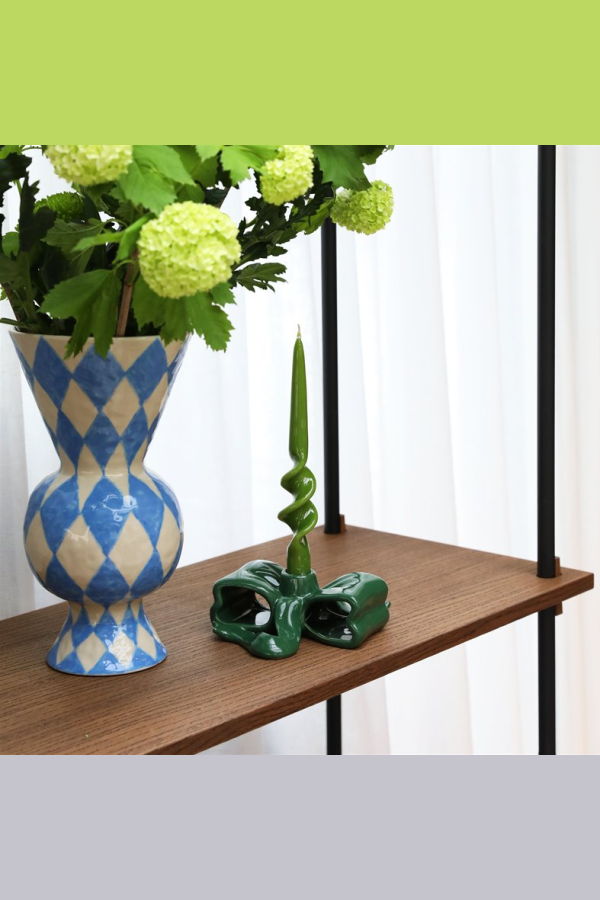 &Klevering Rhombic Vase - Blue