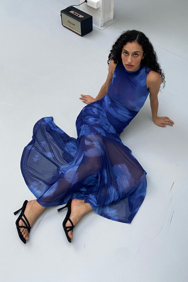 SAEMDI Mara Mesh Dress