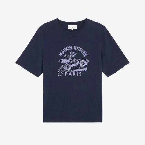 Maison Kitsun Top - Ink Blue