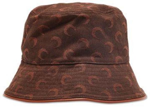 MARINE SERRE Bucket Hat - Brown