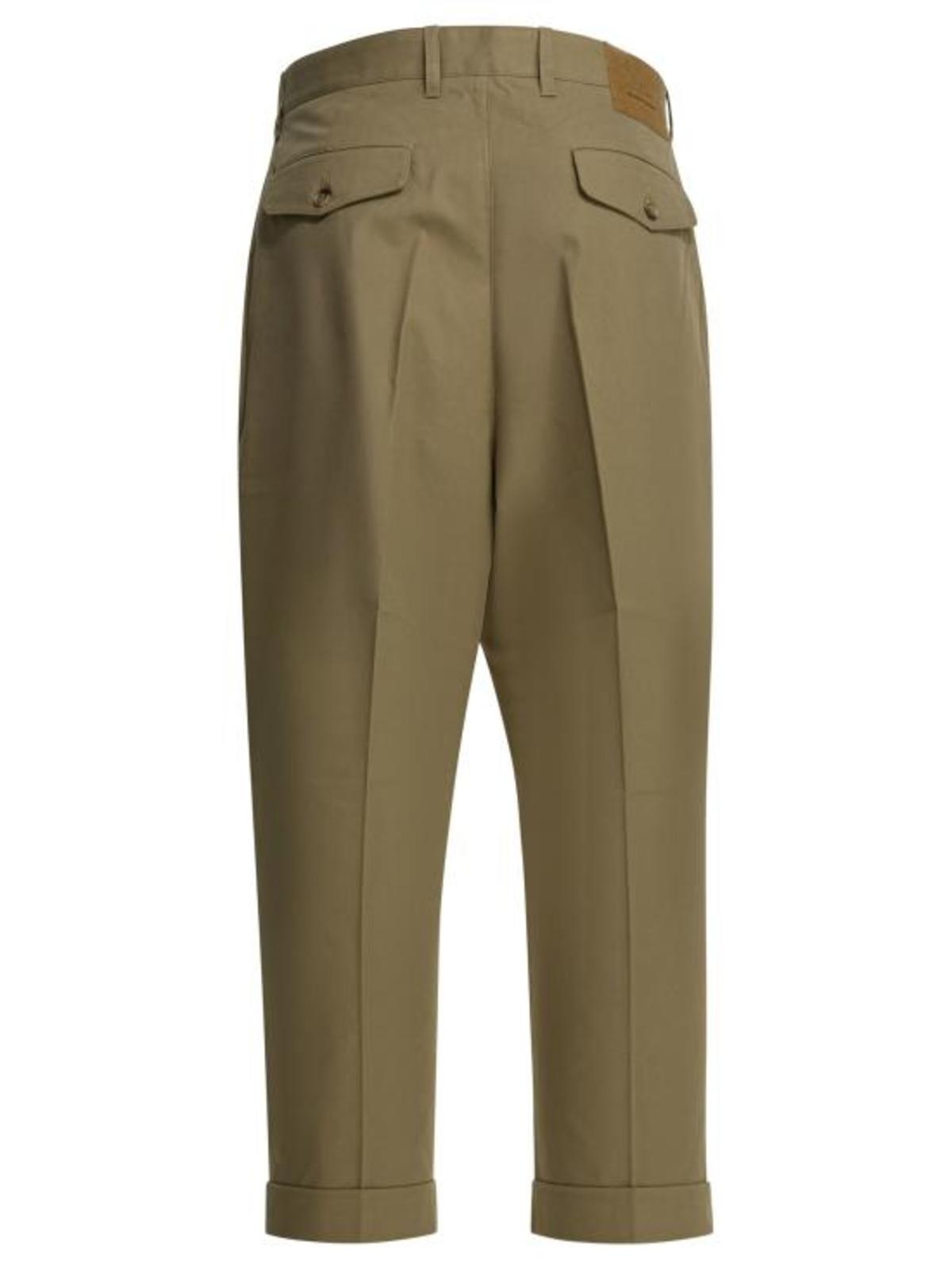 AMI HTR121CO0132A036 Straight Pants - Taupe Beige - Image 2 of 4