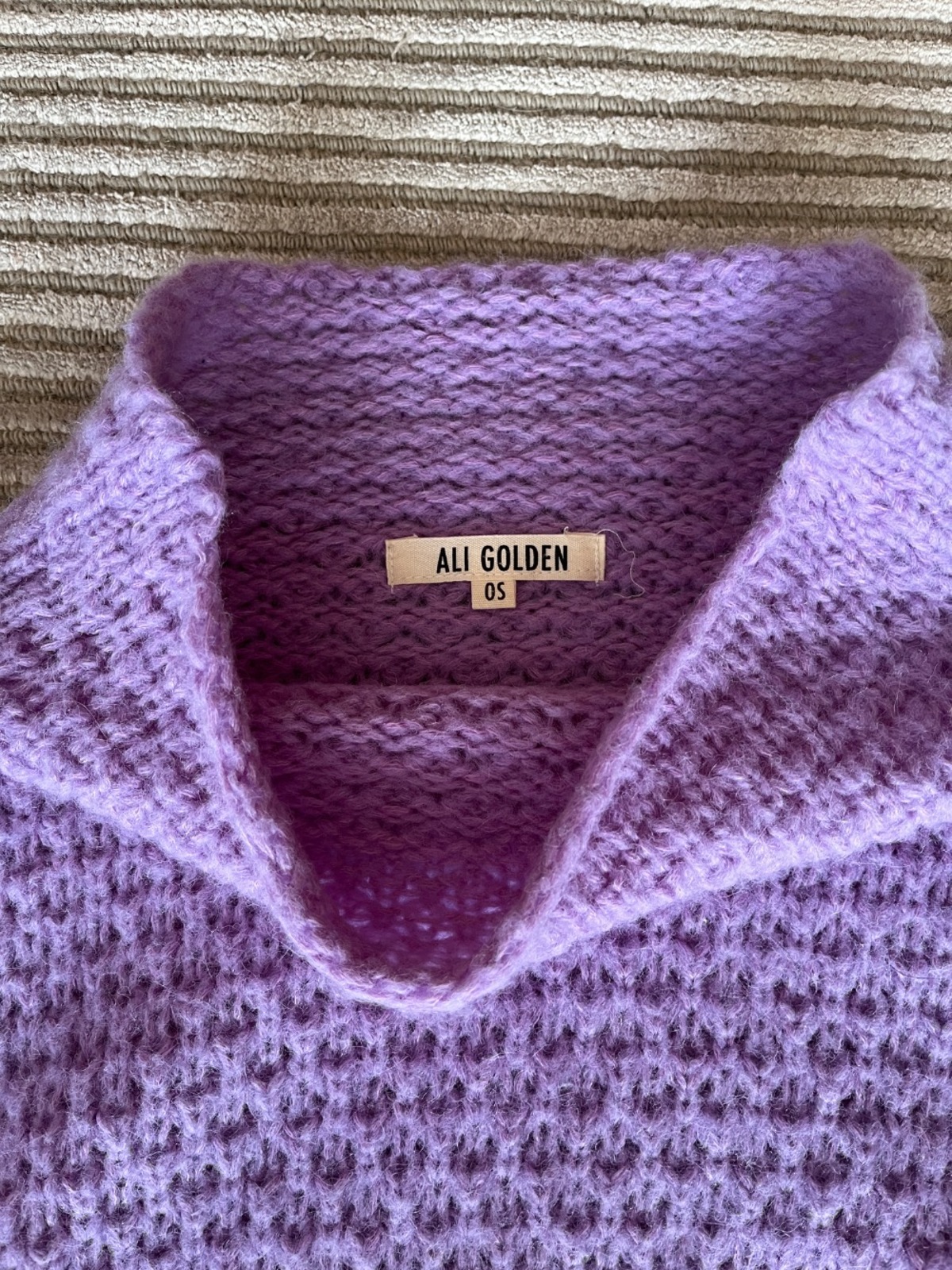 Ali Golden Turtle Neck Sweater - Lilac - Image 1 of 3