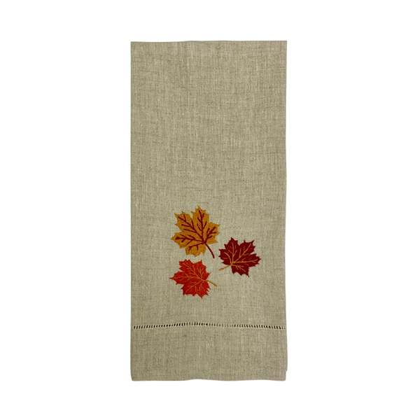 Maison d'Haiti Autumn Leaves Tea Towel