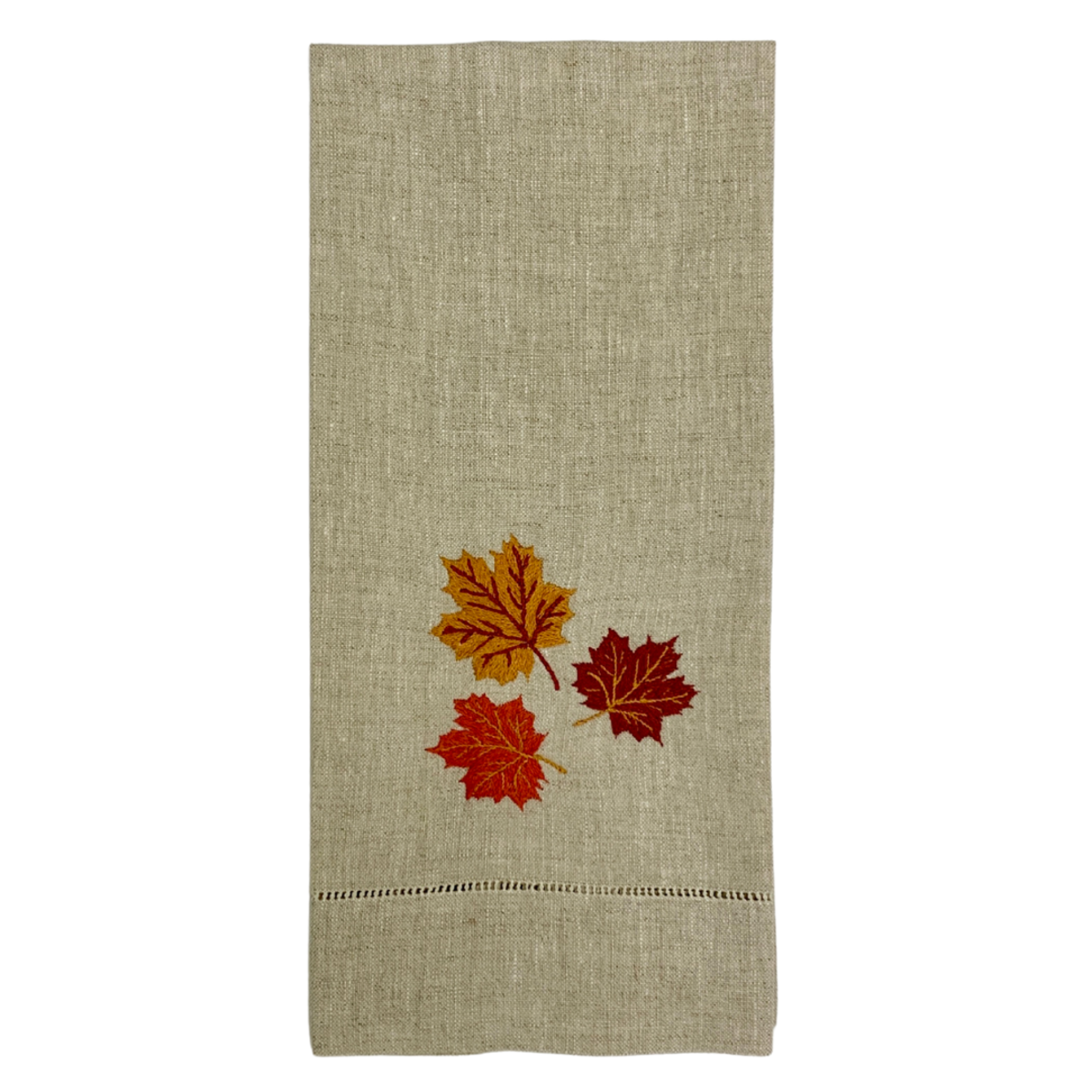 Maison d'Haiti Autumn Leaves Tea Towel - Image 2 of 3