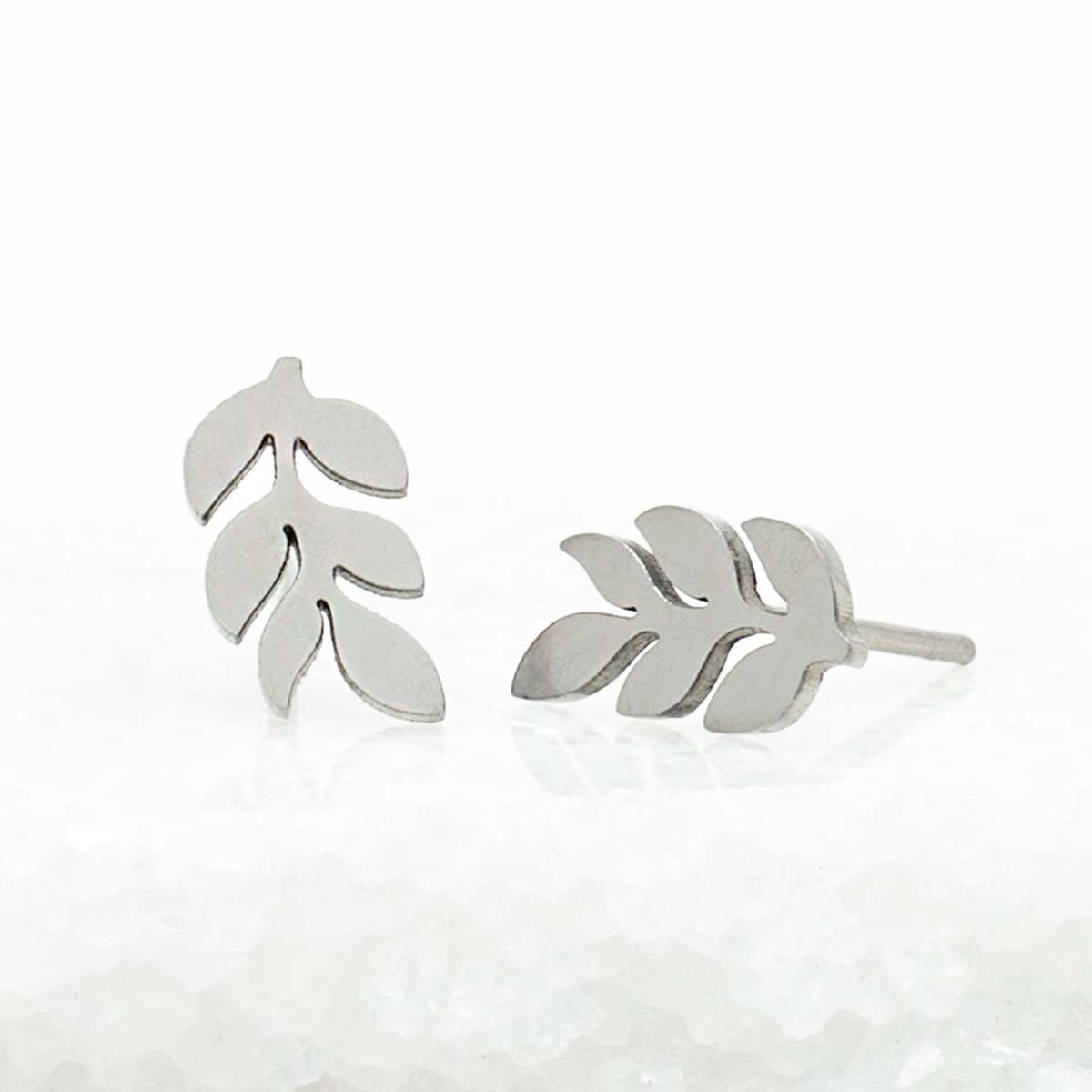 Starfish Project Rowen Leaf Stud Earrings - Image 1 of 6