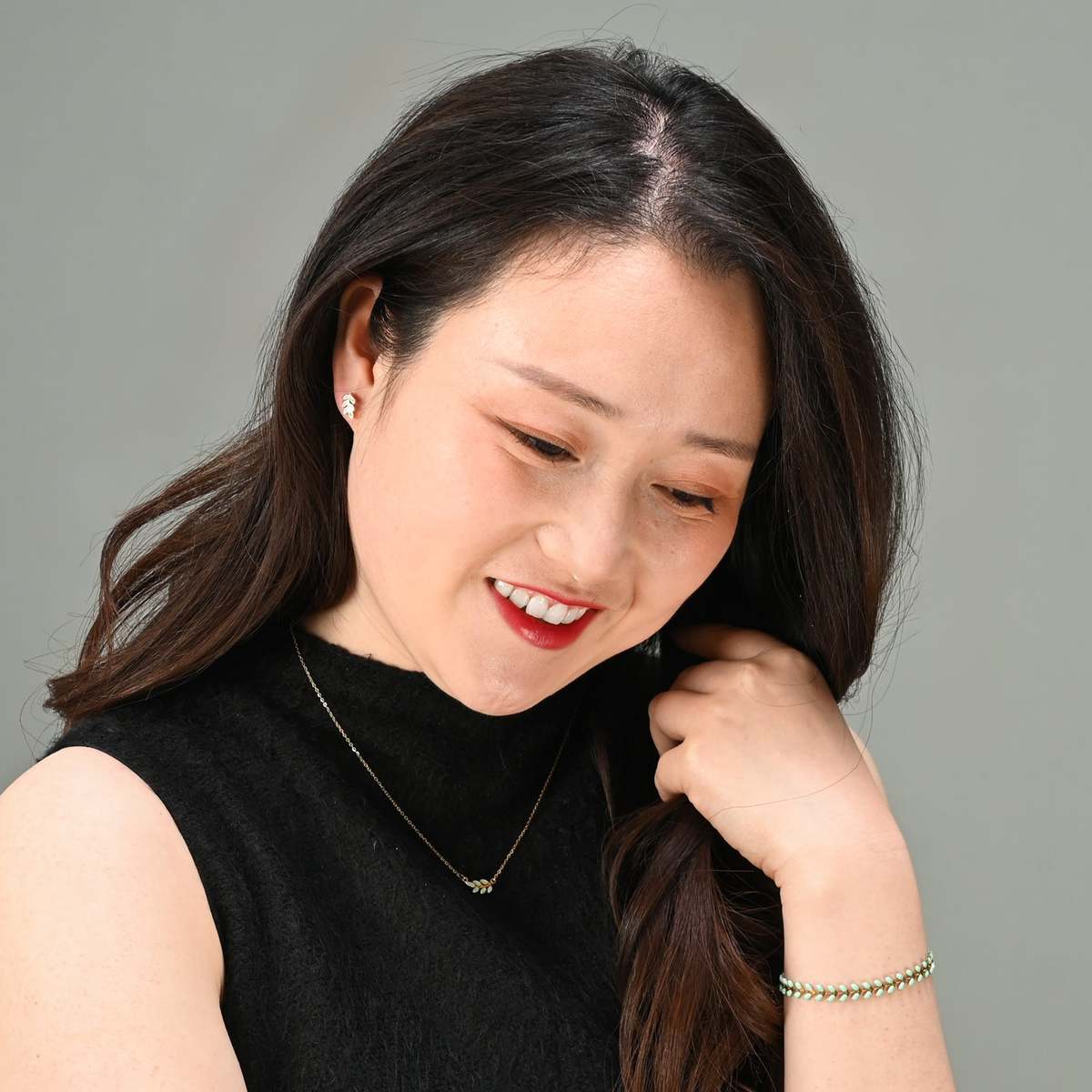 Starfish Project Rowen Leaf Stud Earrings - Image 2 of 6