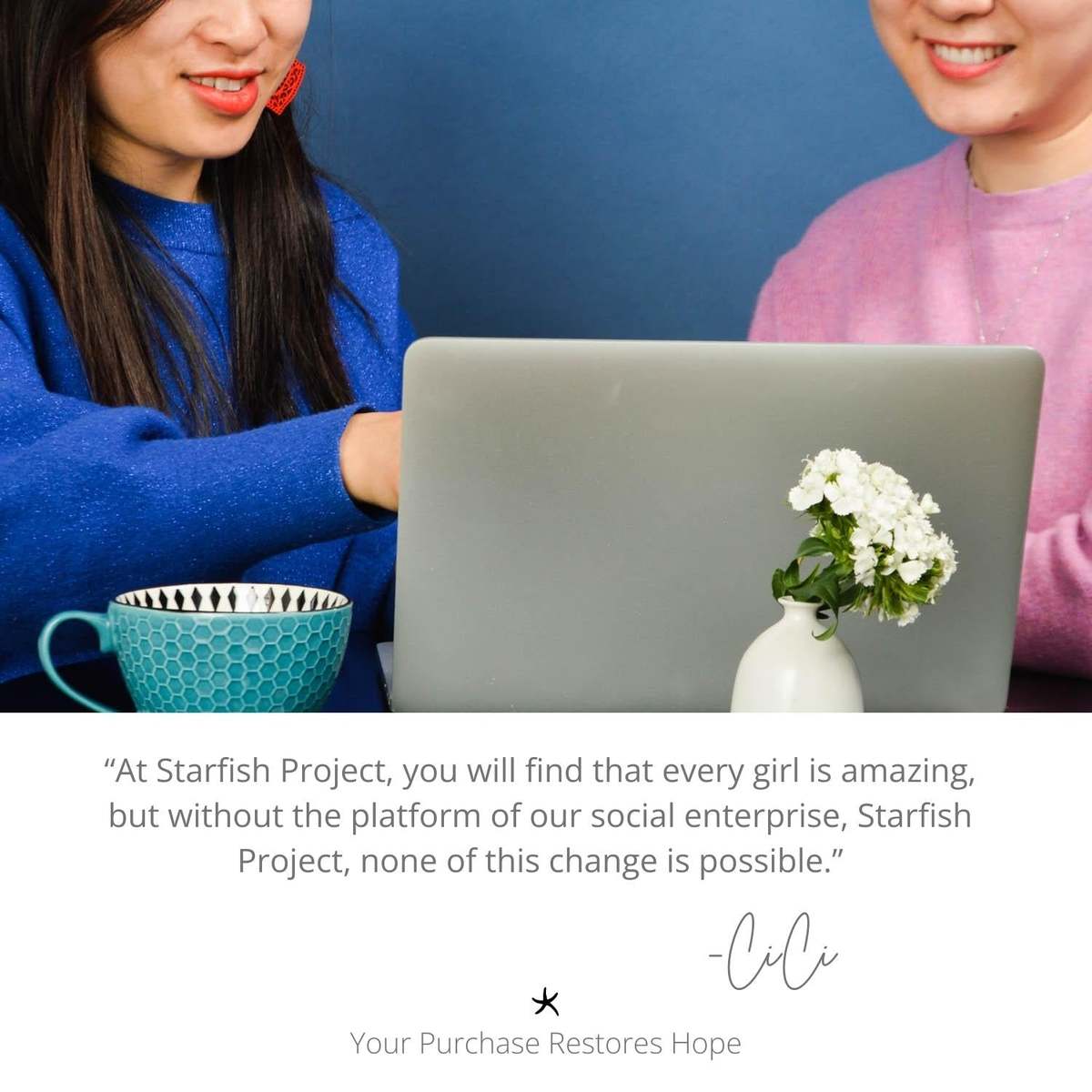 Starfish Project Rowen Leaf Stud Earrings - Image 4 of 6