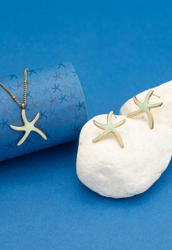 Starfish Project Starfish Hope Studs in Mint Earrings