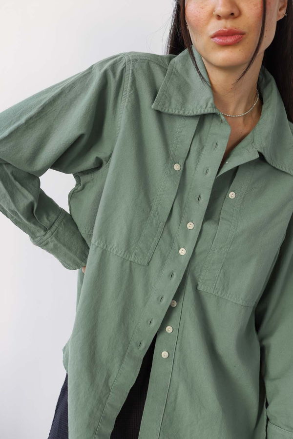Noble Collared Shirt - Sea Glass