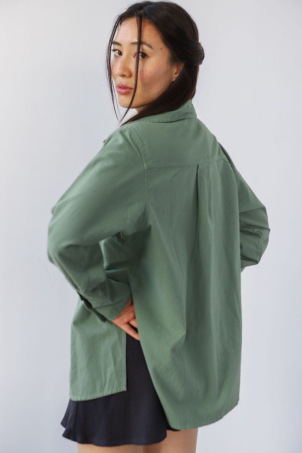 Noble Collared Shirt - Sea Glass