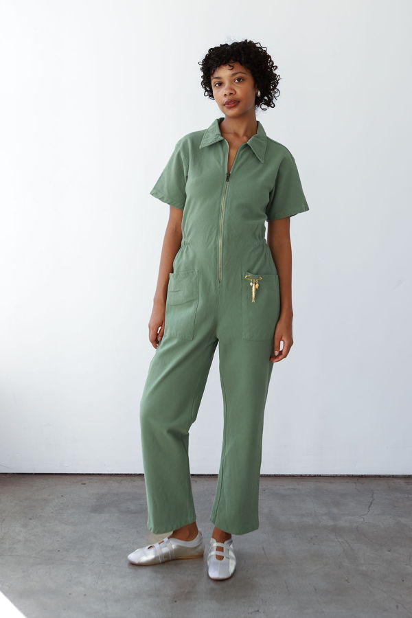 Noble Utility Suit Jumpsuit - Sea Glass