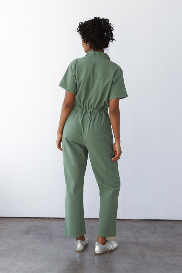 Noble Utility Suit Jumpsuit - Sea Glass