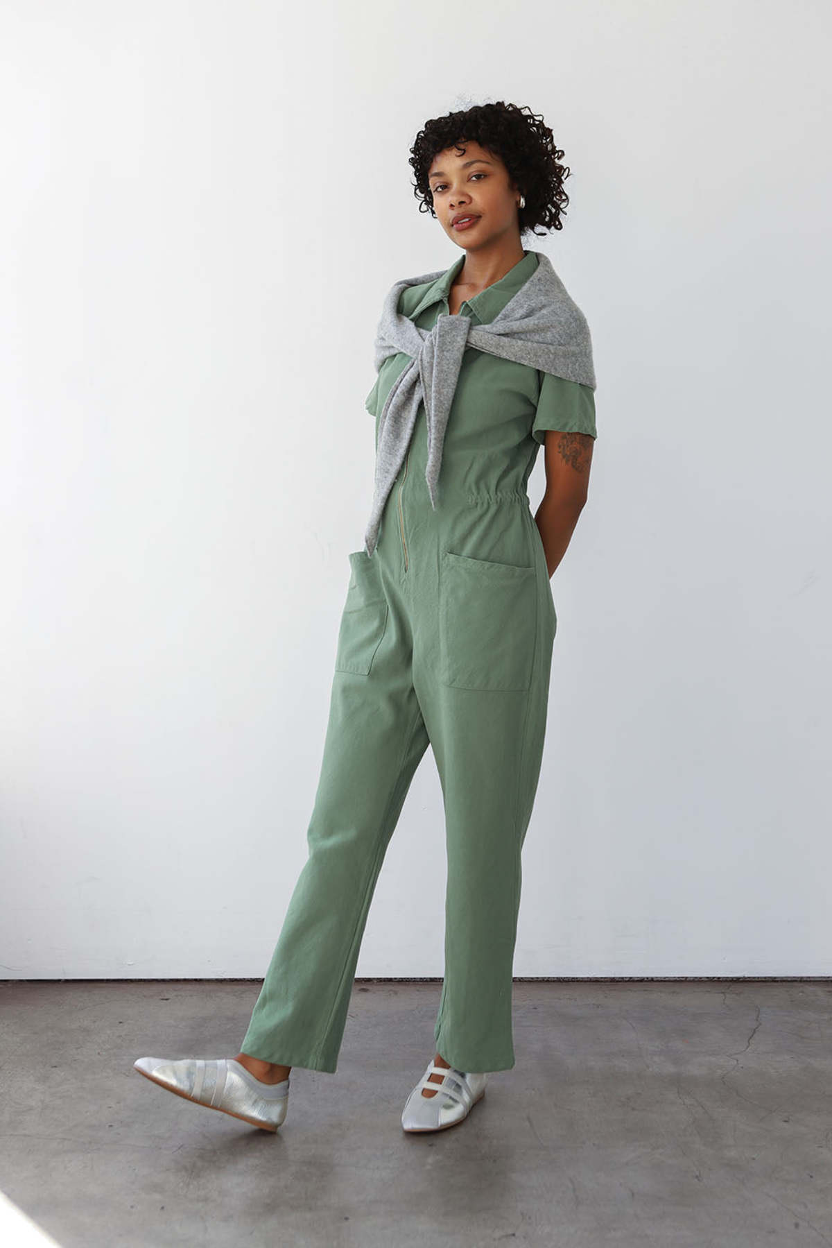 Noble Utility Suit Jumpsuit - Sea Glass - Image 3 of 6