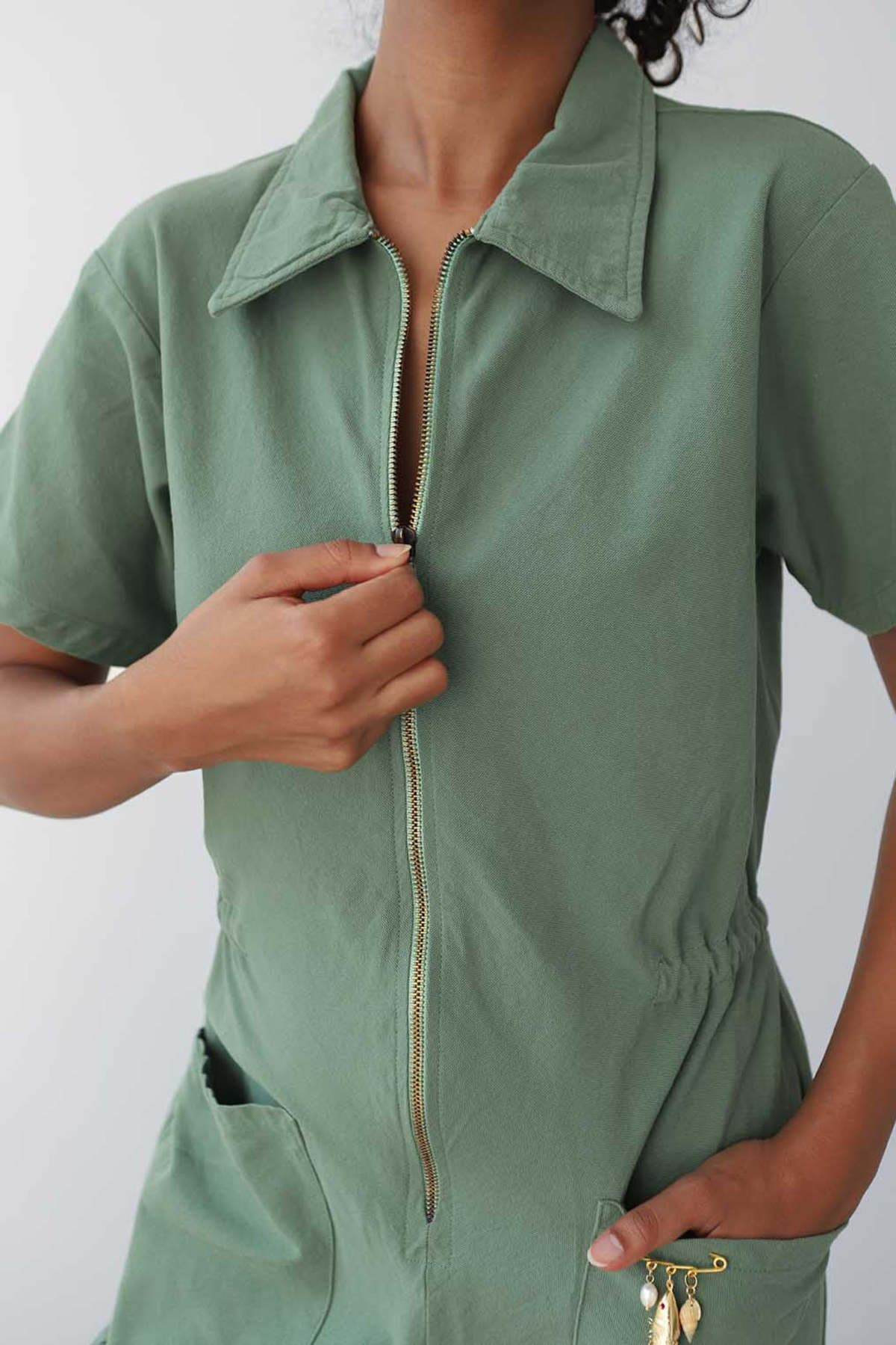 Noble Utility Suit Jumpsuit - Sea Glass - Image 5 of 6