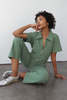 Noble Utility Suit Jumpsuit - Sea Glass - Thumbnail 6